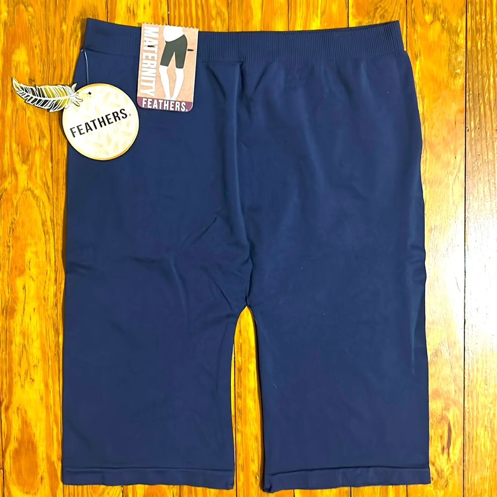Maternity Feathers Seamless Leggings